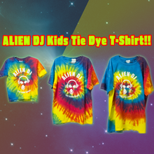 画像をギャラリービューアに読み込む, ALIEN DJ Kids Tie Dye T-Shirt
