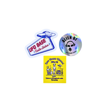 画像をギャラリービューアに読み込む, Alien Town Sticker Set/エイリアンタウン ステッカーセット
