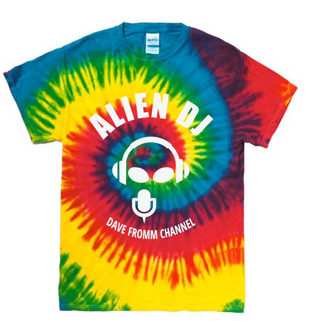 ALIEN DJ Kids Tie Dye T-Shirt